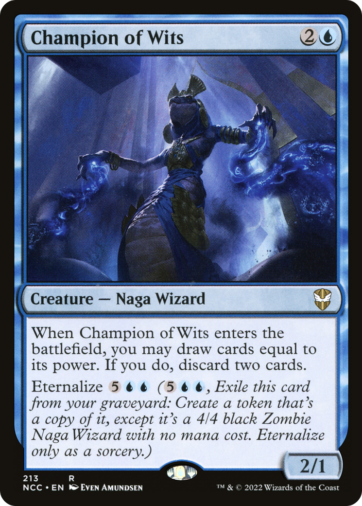 Champion of Wits [Streets of New Capenna Commander]-1