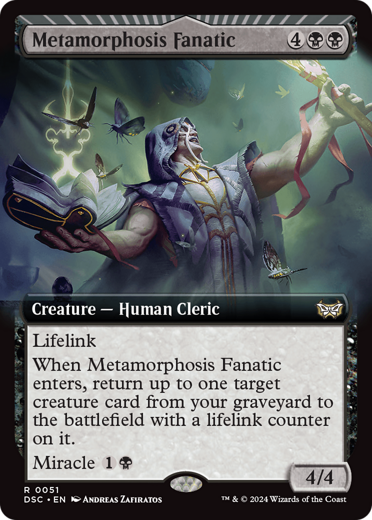 Metamorphosis Fanatic (Extended Art) [Duskmourn: House of Horror Commander]-1