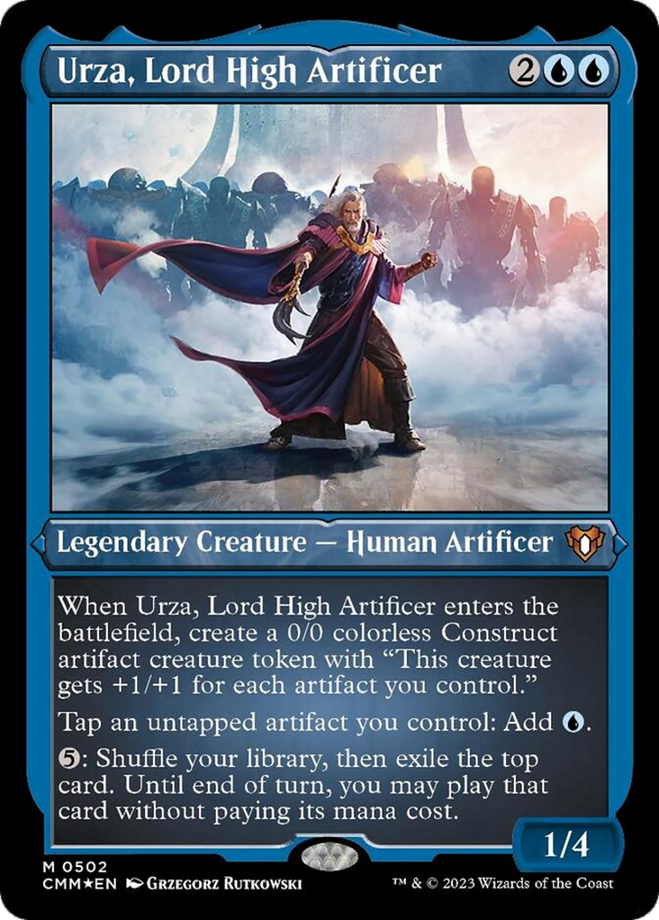 Urza, Lord High Artificer (Foil Etched) [Commander Masters]-1