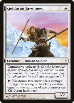Kjeldoran Javelineer [Coldsnap]-1