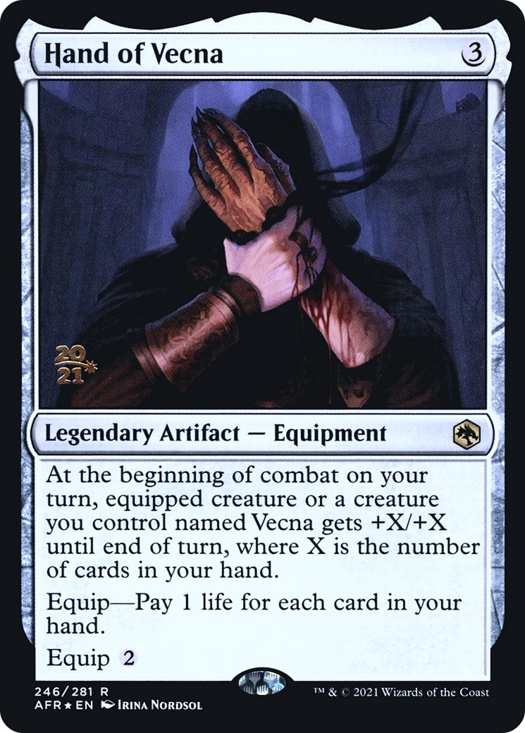 Hand of Vecna [Dungeons & Dragons: Adventures in the Forgotten Realms Prerelease Promos]-1