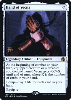 Hand of Vecna [Dungeons & Dragons: Adventures in the Forgotten Realms Prerelease Promos]-1