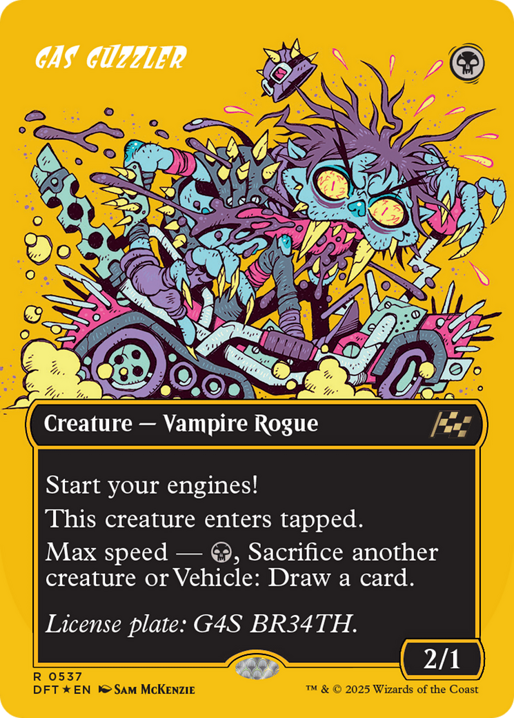 Gas Guzzler (Borderless) (First-Place Foil) [Aetherdrift]-1
