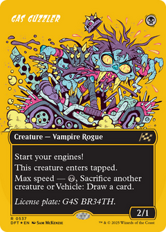 Gas Guzzler (Borderless) (First-Place Foil) [Aetherdrift]-1