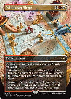 Windcrag Siege (Borderless) [Tarkir: Dragonstorm]-1