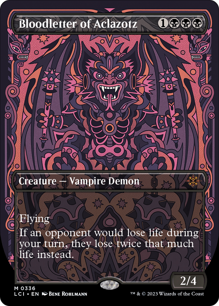 Bloodletter of Aclazotz (Borderless) [The Lost Caverns of Ixalan]-1