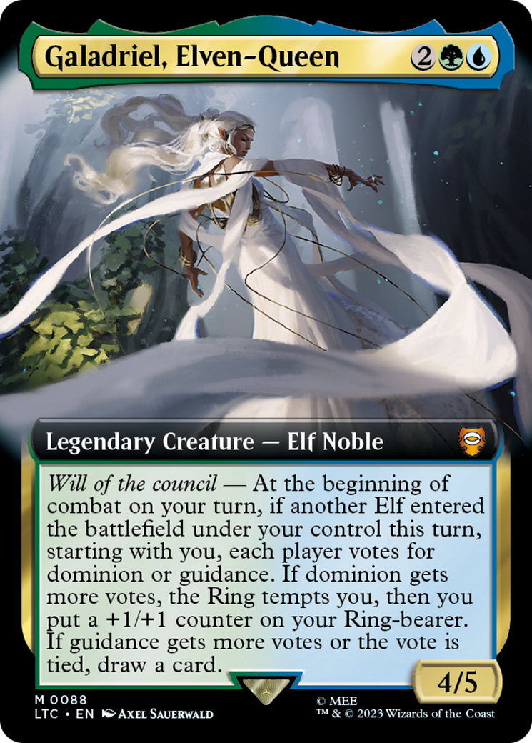 Galadriel, Elven-Queen (Extended Art) [The Lord of the Rings: Tales of Middle-Earth Commander]-1