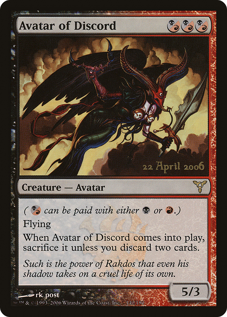 Avatar of Discord [Dissension Promos]-1