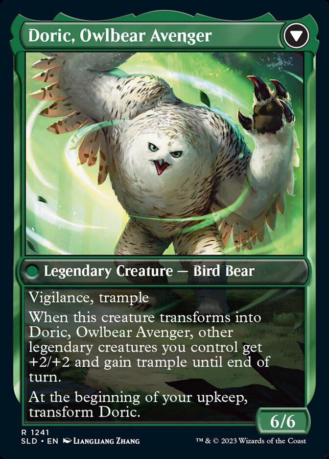 Doric, Nature's Warden // Doric, Owlbear Avenger [Secret Lair Drop Series]-2