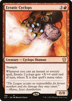 Erratic Cyclops [Commander 2021]-1