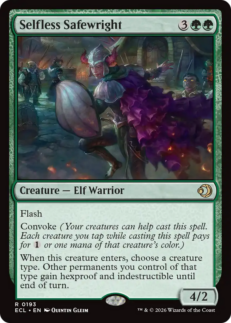 Selfless Safewright [Lorwyn Eclipsed]-1