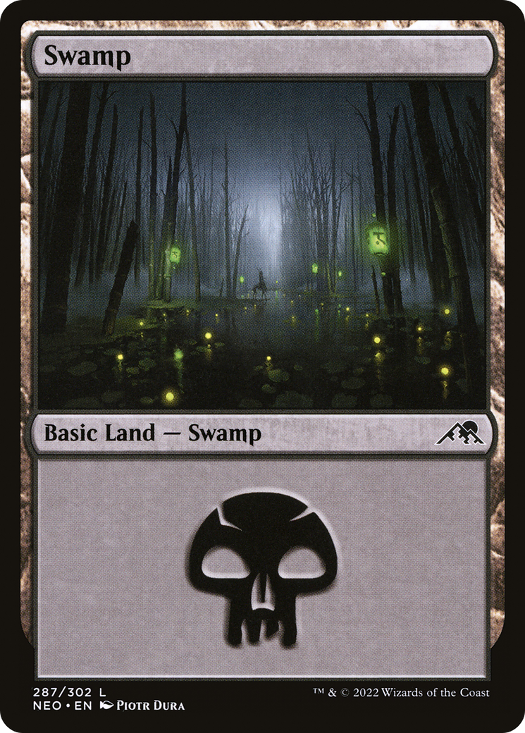 Swamp (287) [Kamigawa: Neon Dynasty]-1