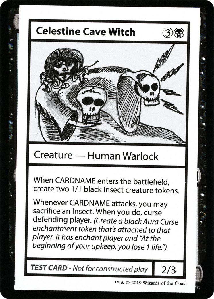 Celestine Cave Witch (2021 Edition) [Mystery Booster Playtest Cards]-1