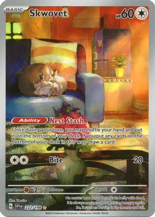 Skwovet (222/198) [Scarlet & Violet: Base Set]-1