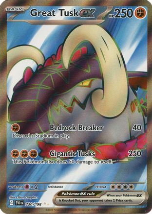 Great Tusk ex (230/198) [Scarlet & Violet: Base Set]-1