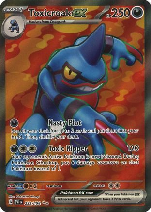 Toxicroak ex (232/198) [Scarlet & Violet: Base Set]-1