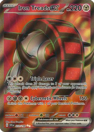 Iron Treads ex (233/198) [Scarlet & Violet: Base Set]-1