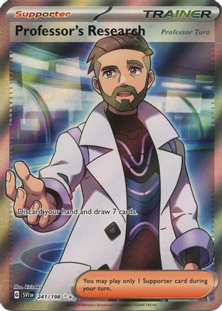 Professor's Research (Professor Turo) (241/198) [Scarlet & Violet: Base Set]-1