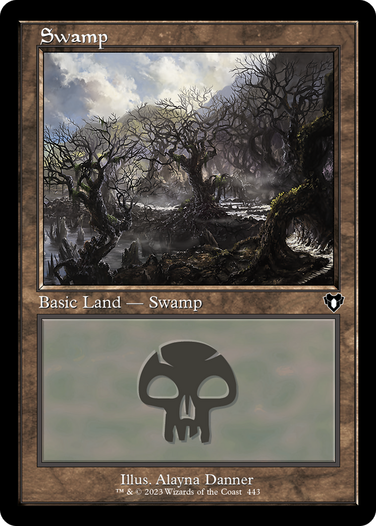 Swamp (443) (Retro) [Commander Masters]-1