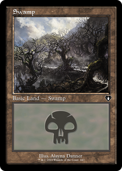 Swamp (443) (Retro) [Commander Masters]-1