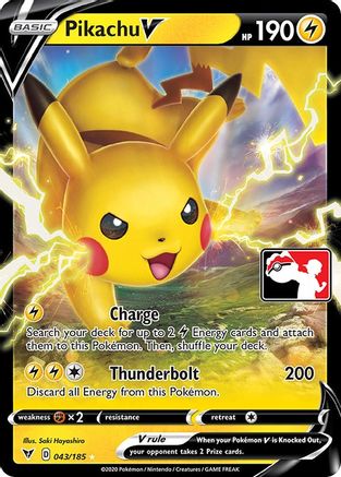 Pikachu V (043/185) [Prize Pack Series One]-1
