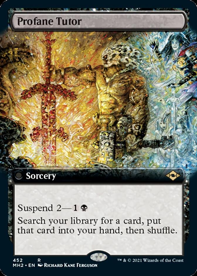 Profane Tutor (Extended Art) [Modern Horizons 2]-1