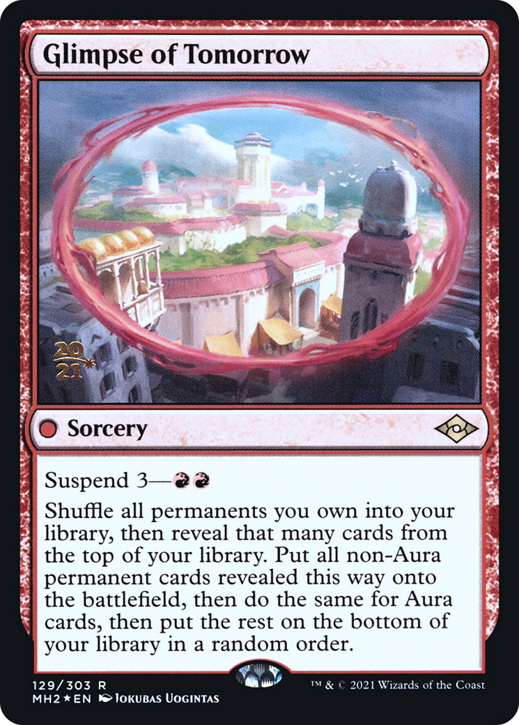 Glimpse of Tomorrow [Modern Horizons 2 Prerelease Promos]-1