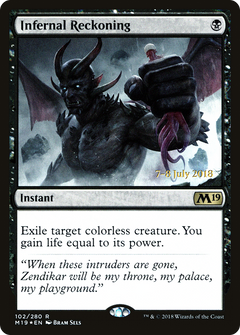 Infernal Reckoning [Core Set 2019 Prerelease Promos]-1