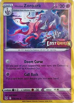Hisuian Zoroark (076/196) (Lost Origin Stamp) [Sword & Shield: Lost Origin]-1