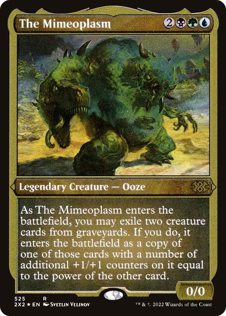 The Mimeoplasm (Foil Etched) (2X2-525) - Double Masters 2022 Foil-1