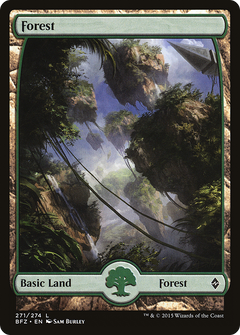 Forest (271) (Full Art) [Battle for Zendikar]-1