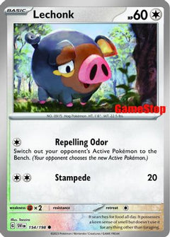 Lechonk (154/198) (GameStop Promo) [Scarlet & Violet: Base Set]-1