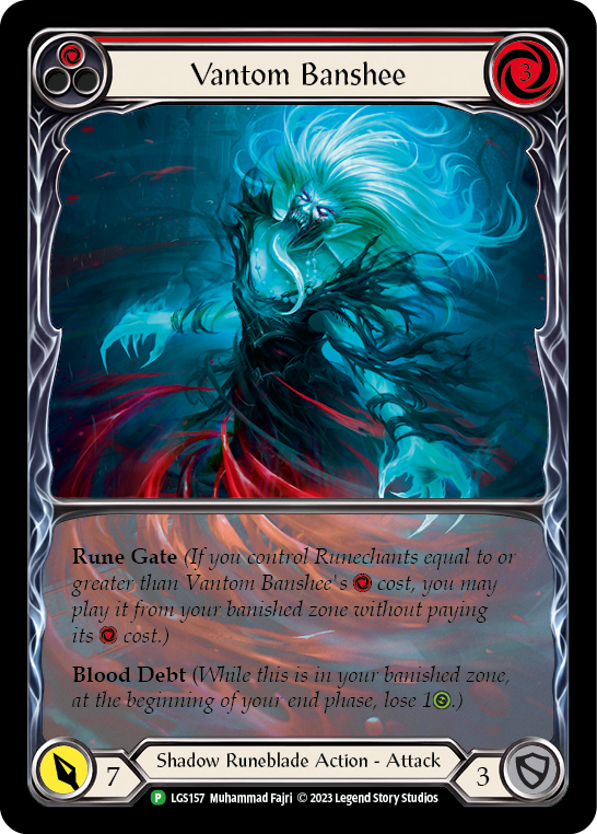 Vantom Banshee (Red) (Extended Art) [LGS157] (Promo)  Rainbow Foil-1