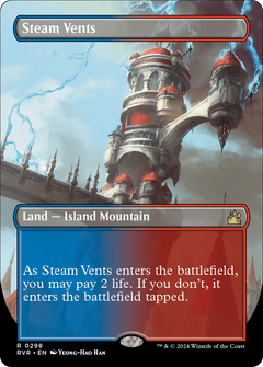 Steam Vents (Borderless) [Ravnica Remastered]-1