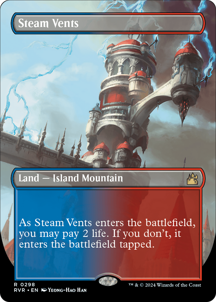 Steam Vents (Borderless) [Ravnica Remastered]-1