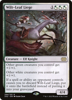 Wilt-Leaf Liege (2X2-294) - Double Masters 2022 Foil-1