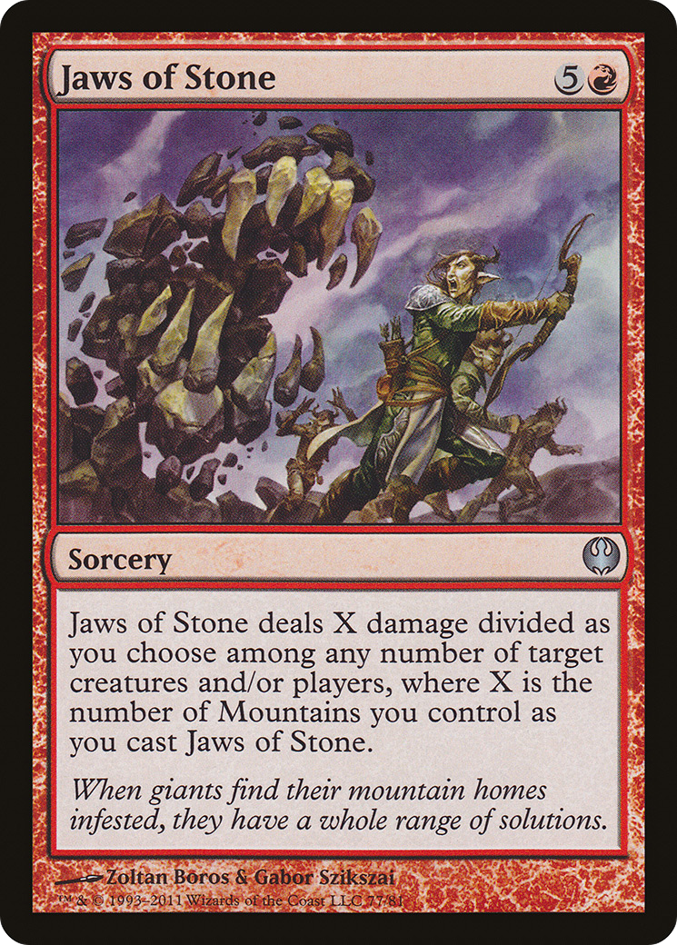 Jaws of Stone [Duel Decks: Knights vs. Dragons]-1