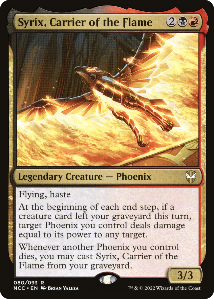 Syrix, Carrier of the Flame [Streets of New Capenna Commander]-1