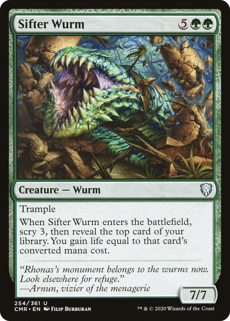 Sifter Wurm [Commander Legends]-1