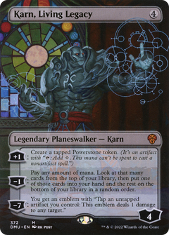 Karn, Living Legacy (Borderless) [Dominaria United]-1