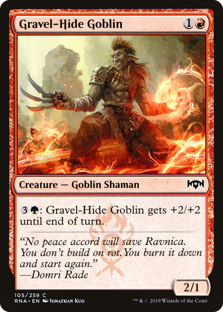 Gravel-Hide Goblin [Ravnica Allegiance]-1