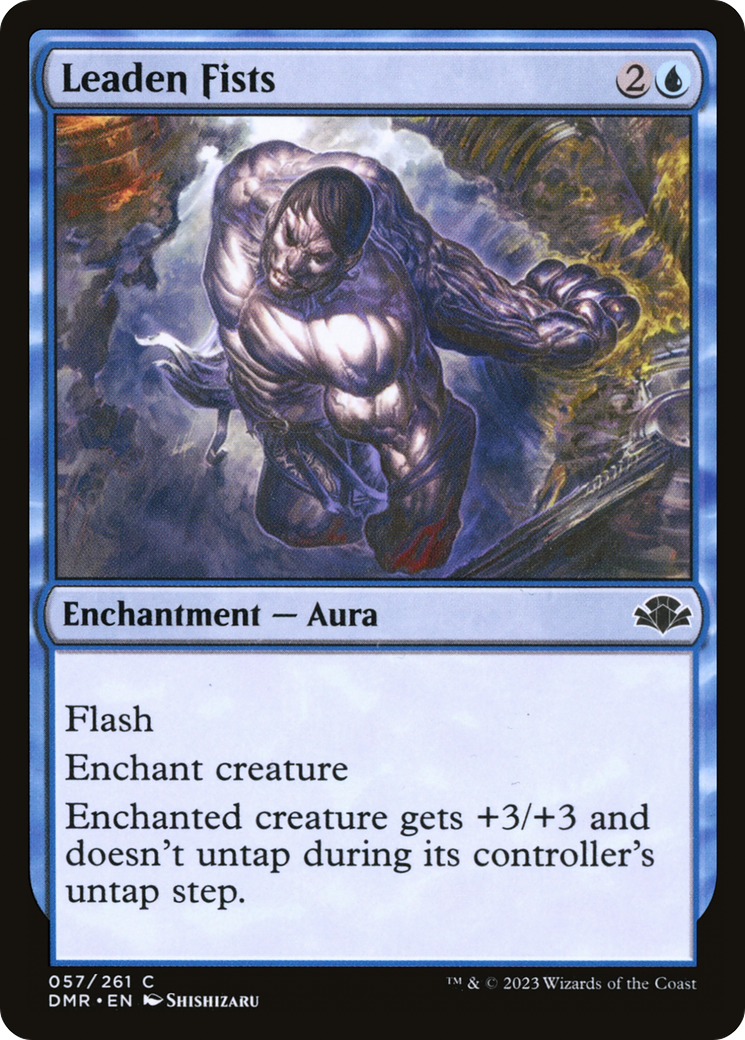 Leaden Fists [Dominaria Remastered]-1