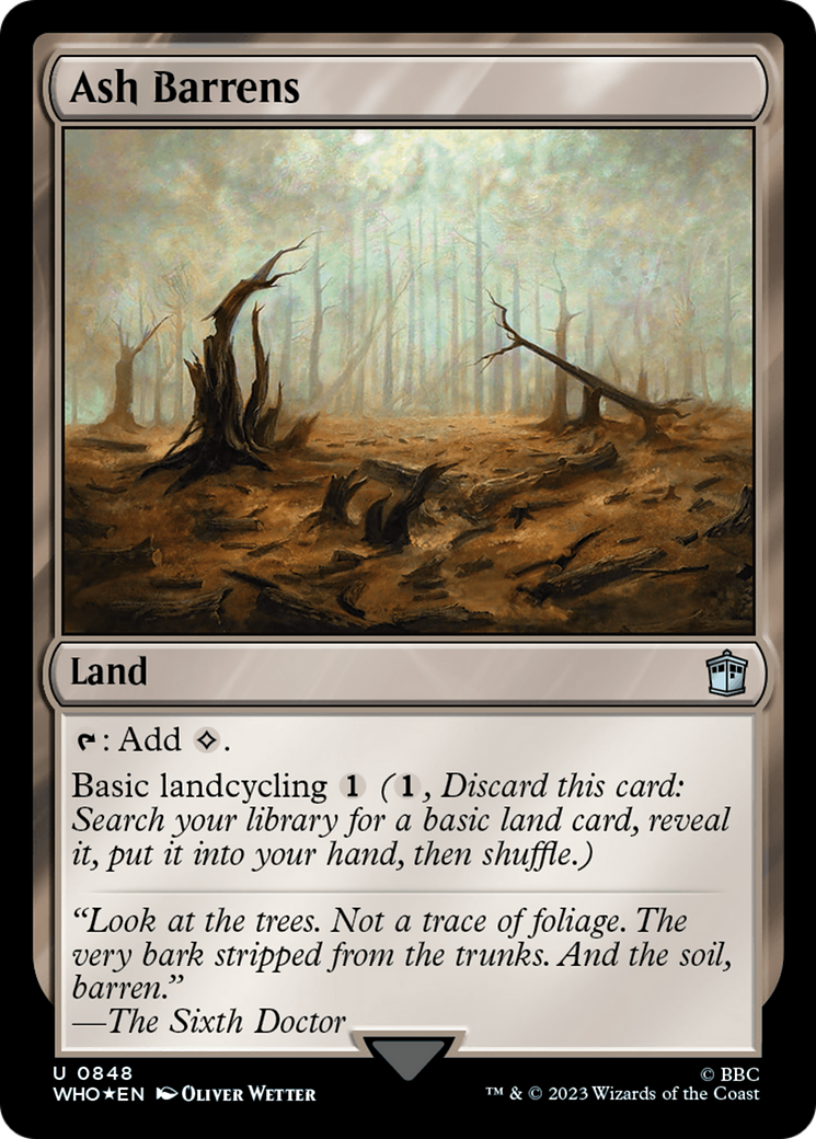 Ash Barrens (Surge Foil) [Doctor Who]-1