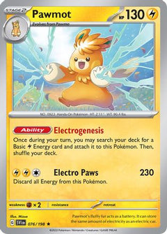 Pawmot (076/198) (Theme Deck Exclusive) [Scarlet & Violet: Base Set]-1