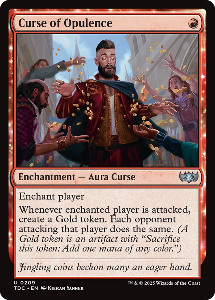 Curse of Opulence [Tarkir: Dragonstorm Commander]-1