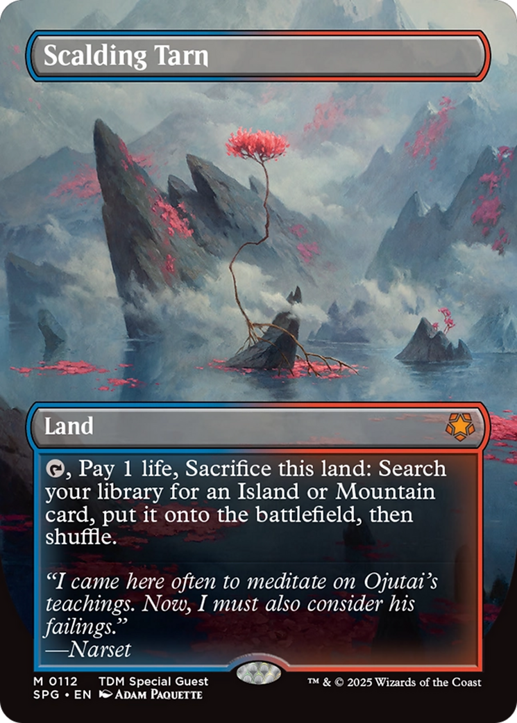 Scalding Tarn (Borderless) [Tarkir: Dragonstorm Special Guests]-1