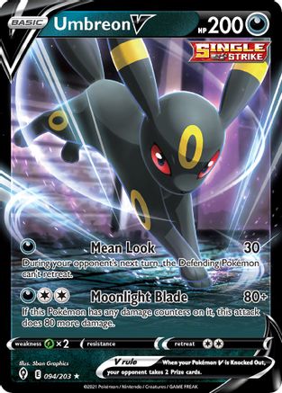 Umbreon V (094/203) (Intro Deck) [Sword & Shield: Evolving Skies]-1