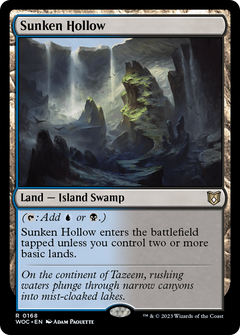 Sunken Hollow [Wilds of Eldraine Commander]-1