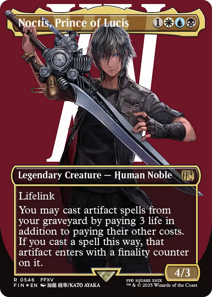 Noctis, Prince of Lucis (Borderless) (Surge Foil) [FINAL FANTASY]-1