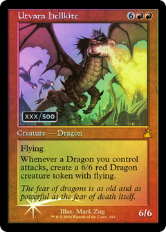 Utvara Hellkite (Retro Frame) (Serial Numbered) (RVR-342) - Ravnica Remastered Foil-1